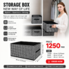 Pack of 4 Foldable  Storage Box with Handles for Clothes, Toys & Accessories