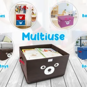Cartoon Folding Storage Box Panda Kids Toys Storage Bin