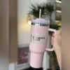 Stanley Quencher H2.0 FlowState Tumbler 40oz (1.18L) with Straw Lid (Light Pink)