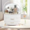 Makeup Organizer Light Luxury Modern Minimalist Cosmetic Storage Box Large Capacity