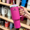 Stanley Quencher H2.0 FlowState Tumbler 40oz (1.18L) with Straw Lid (Pink)