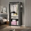 Large Capacity Foldable Metal Wardrobe Organizer