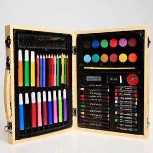 68Pcs Wooden Art Box