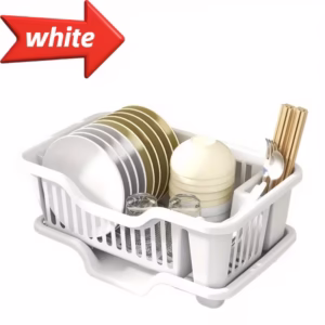 Heavy Duty Sink Set Dish Rack (White)