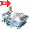 Heavy Duty Sink Set Dish Rack (Blue)