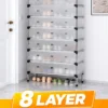 Dust Proof Multi Layer Shoe Rack (8 Layer)