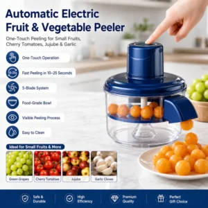 Automatic Electric Fruit Peeler – Electric Potato, Apple & Vegetable Peeling Machine