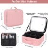 New Led Cosmetic Bag With Mirror