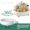 Luxury Rotating Tray – 360° Lazy Susan Organizer for Kitchen & Dining